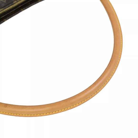 LOUIS VUITTON Logo Looping GM Shoulder Bag Monogram Leather Brown M51145 85EC883 - Picture 8 of 16